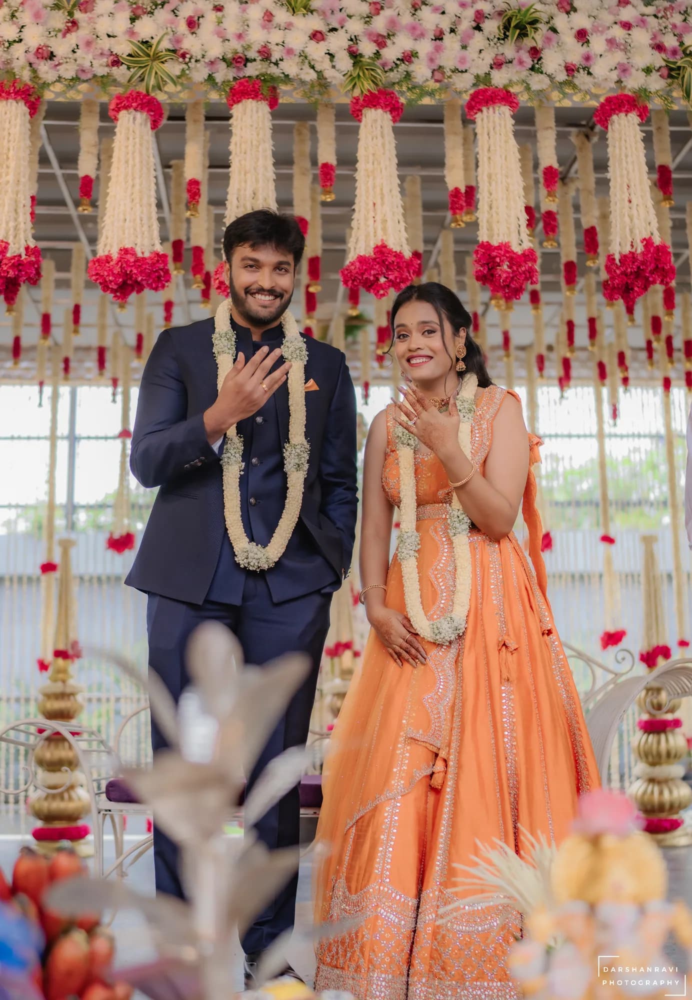 Abhinav & Dhanushree — photographed by Darshan Ravi Photography