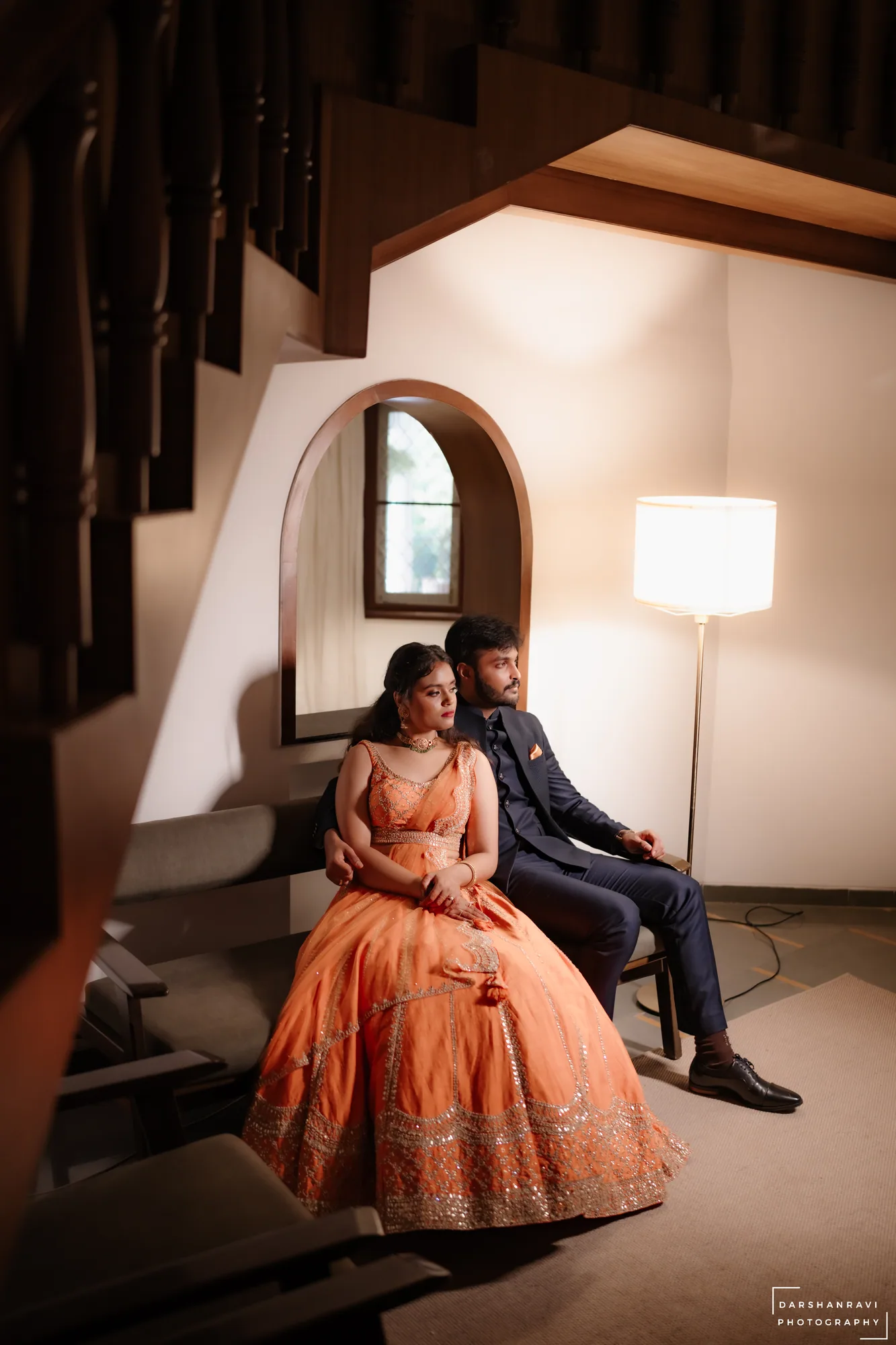 Abhinav & Dhanushree — photographed by Darshan Ravi Photography