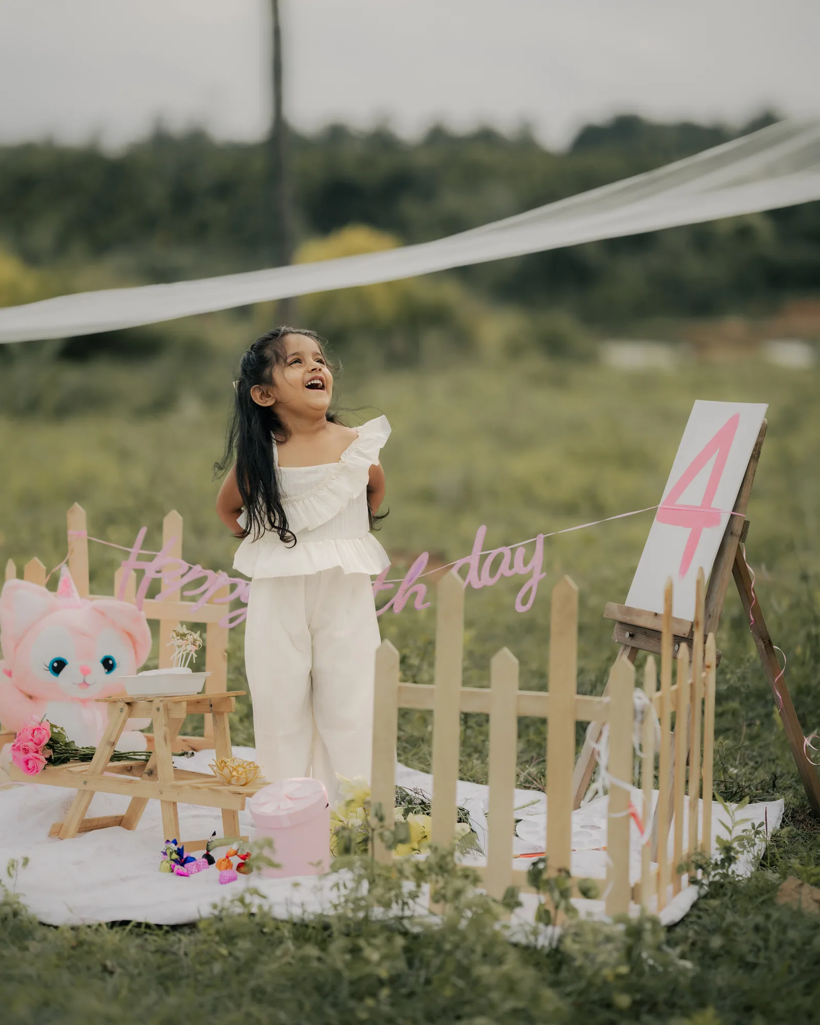 A little girl at her birthday celebration — Darshan Ravi Photography