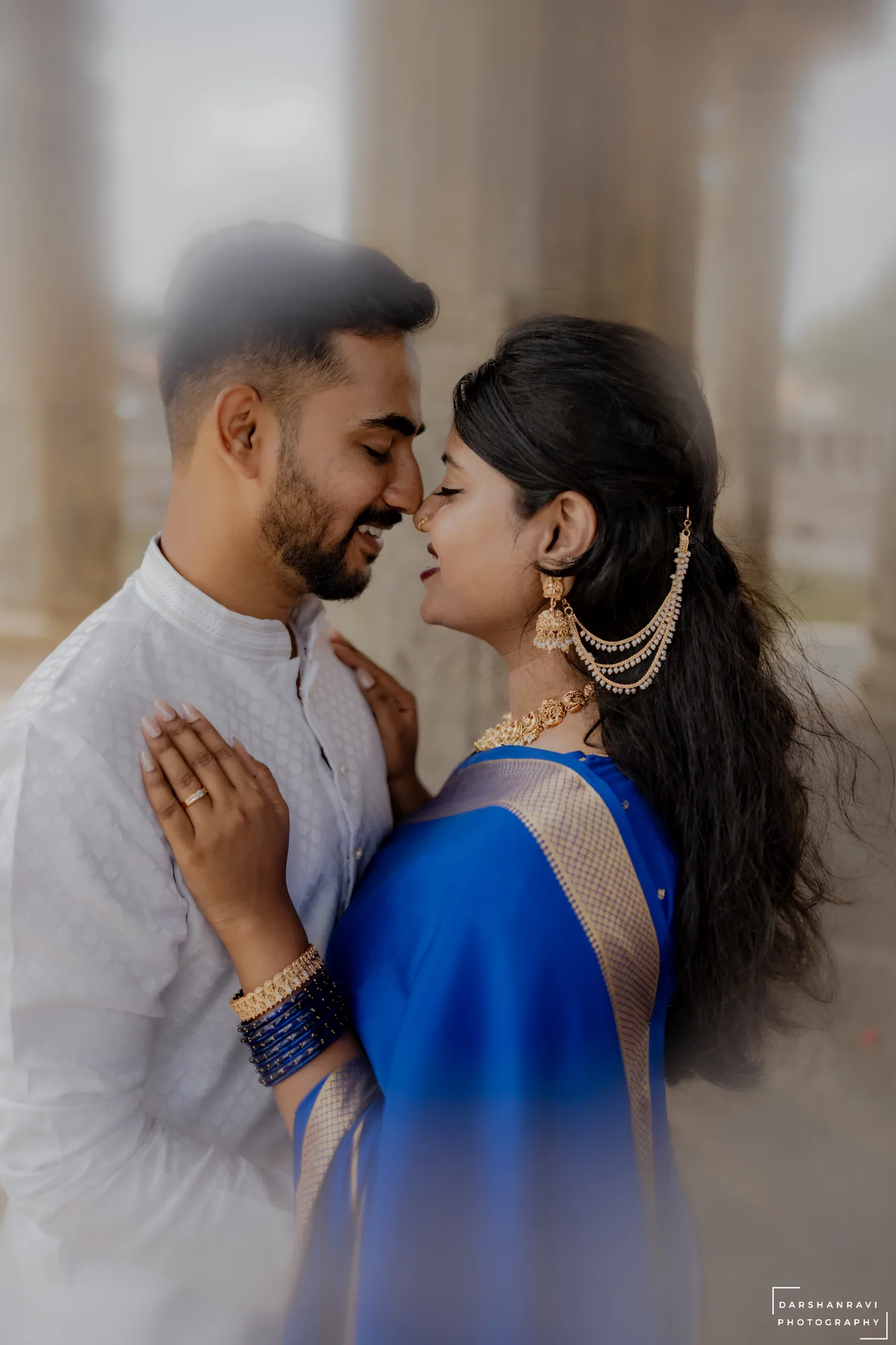 Kavya & Niranjan — photographed by Darshan Ravi Photography
