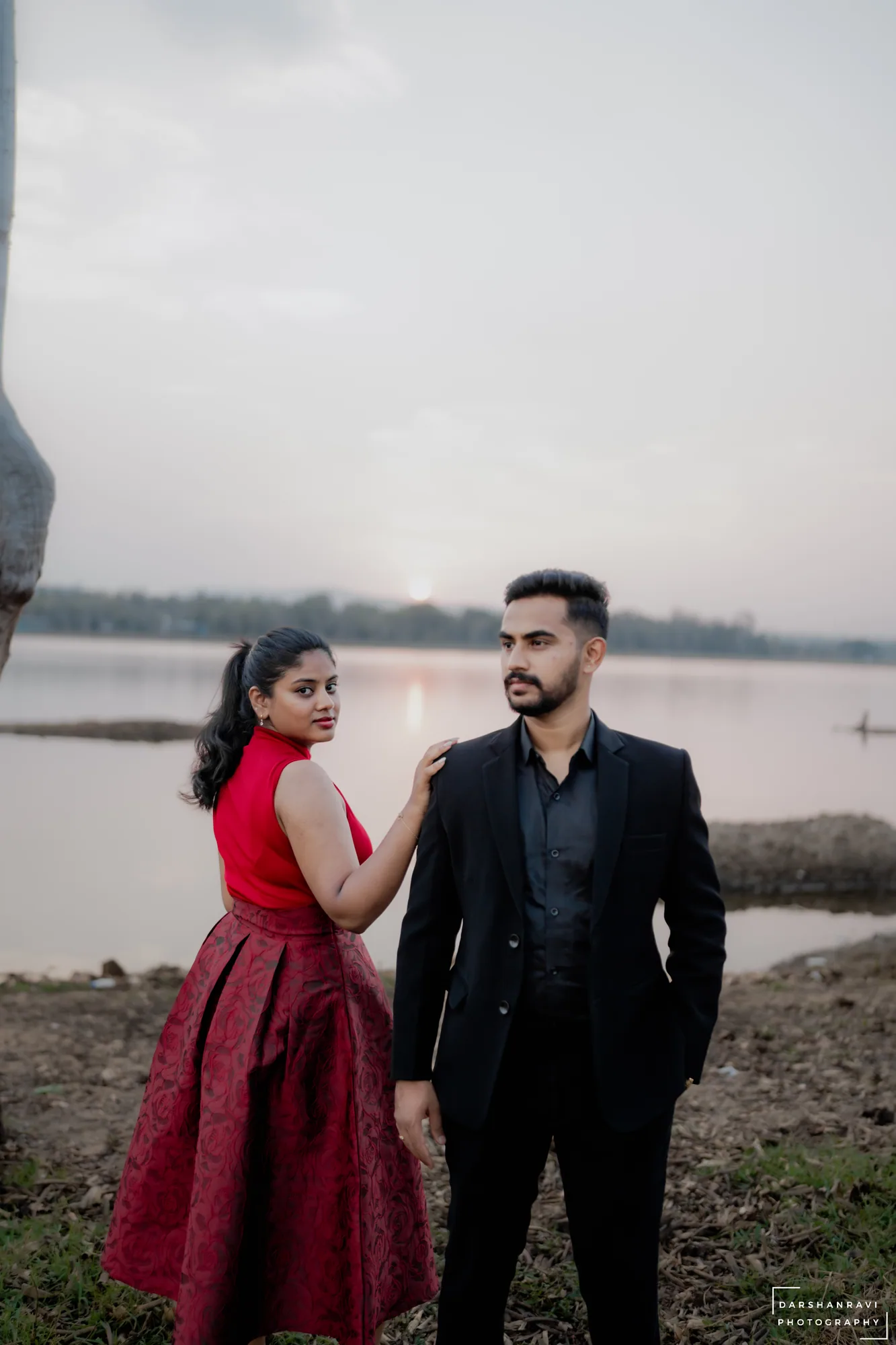 Kavya & Niranjan — photographed by Darshan Ravi Photography