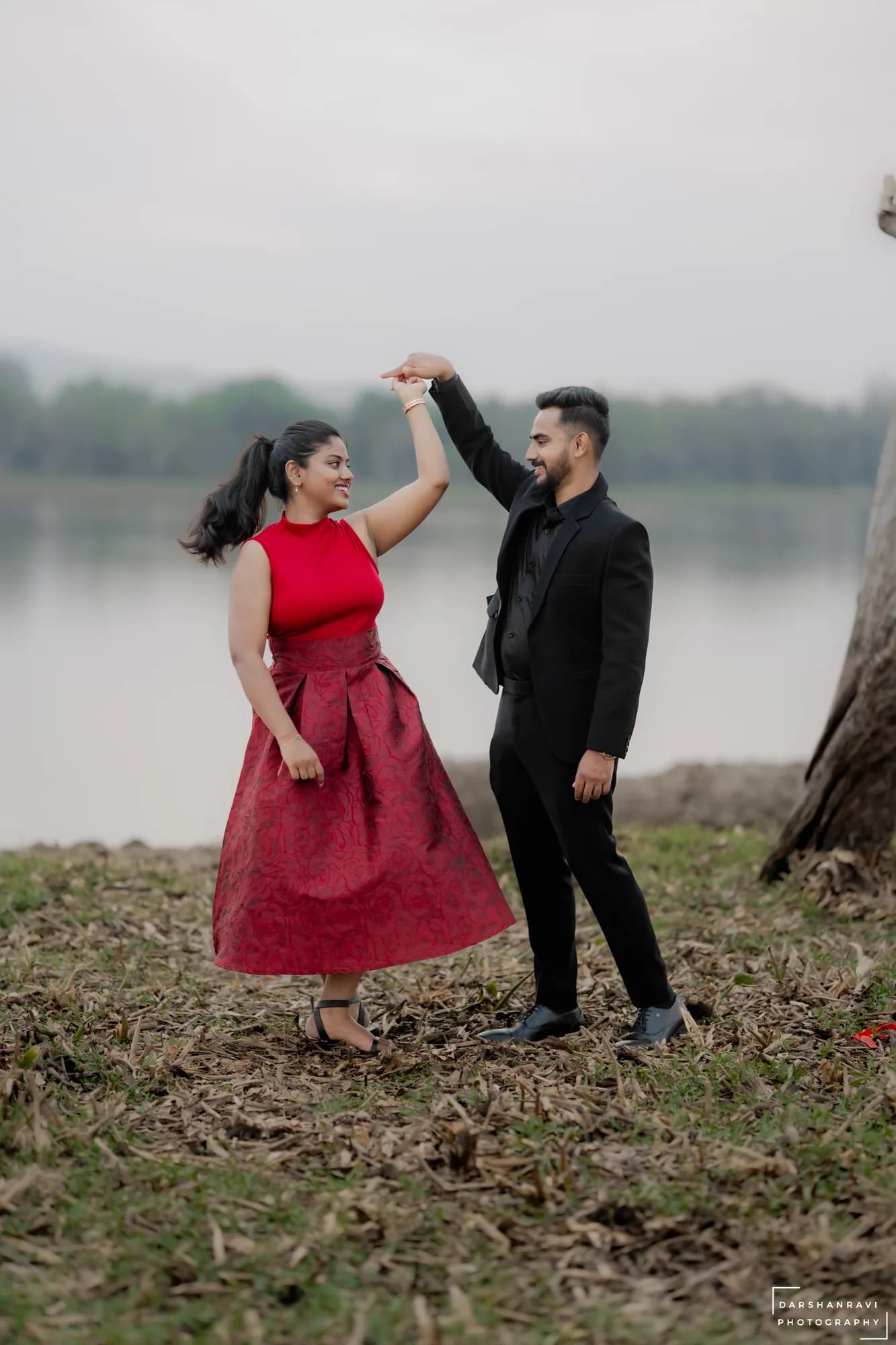 Kavya & Niranjan — photographed by Darshan Ravi Photography