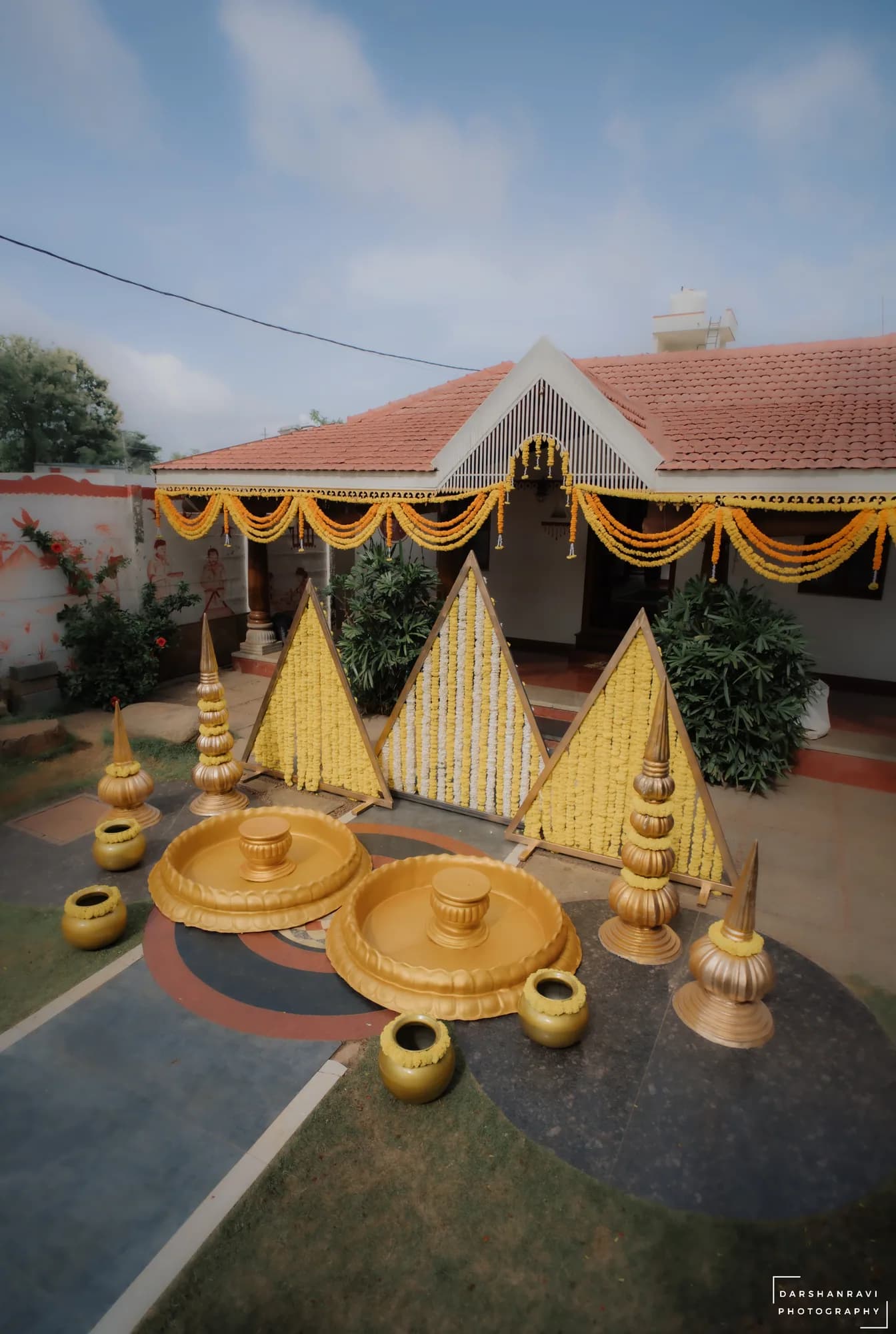 Amala & Darshan — Haldi, photographed by Darshan Ravi Photography