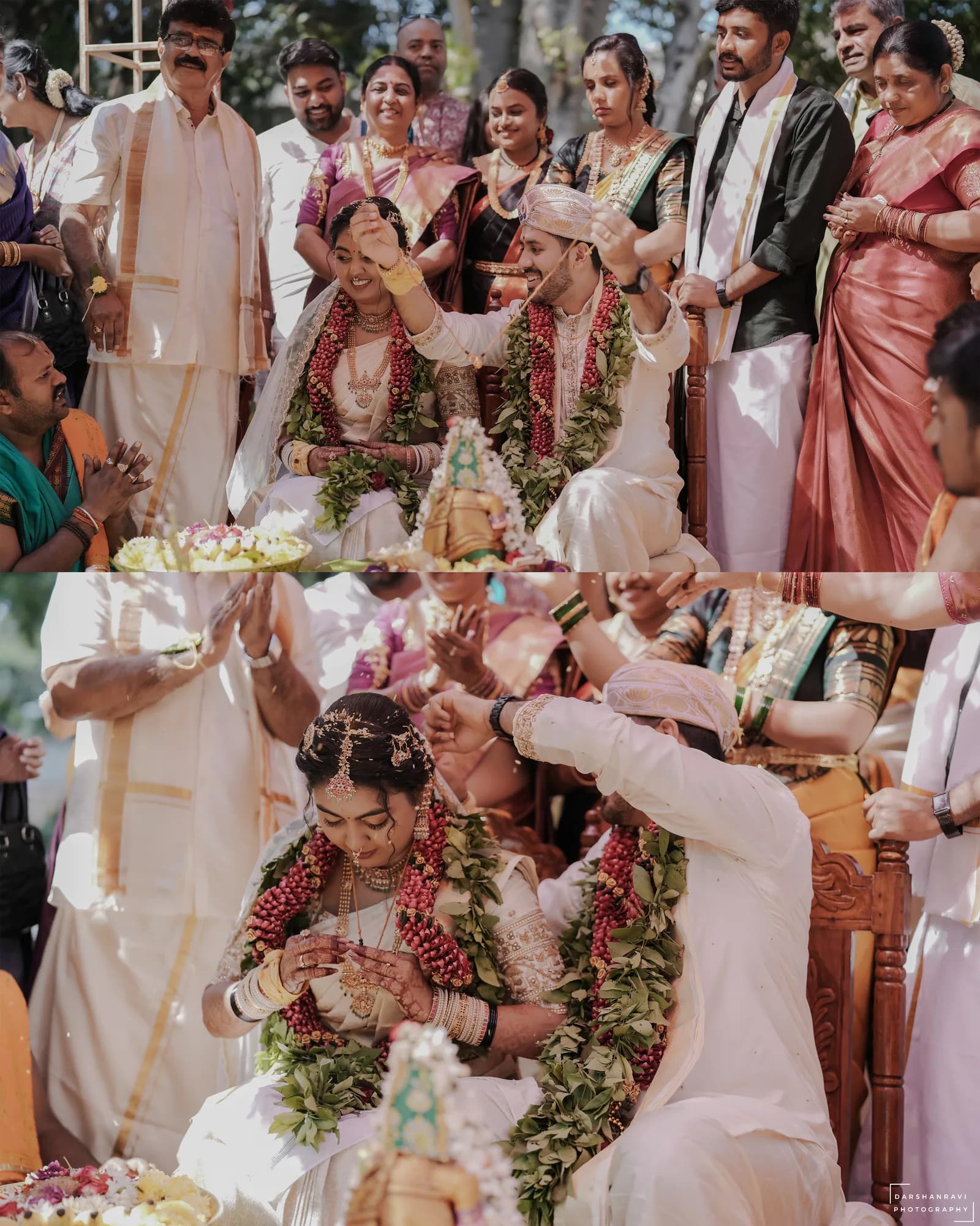 Chandan & Pragna — Muhurtham, photographed by Darshan Ravi Photography