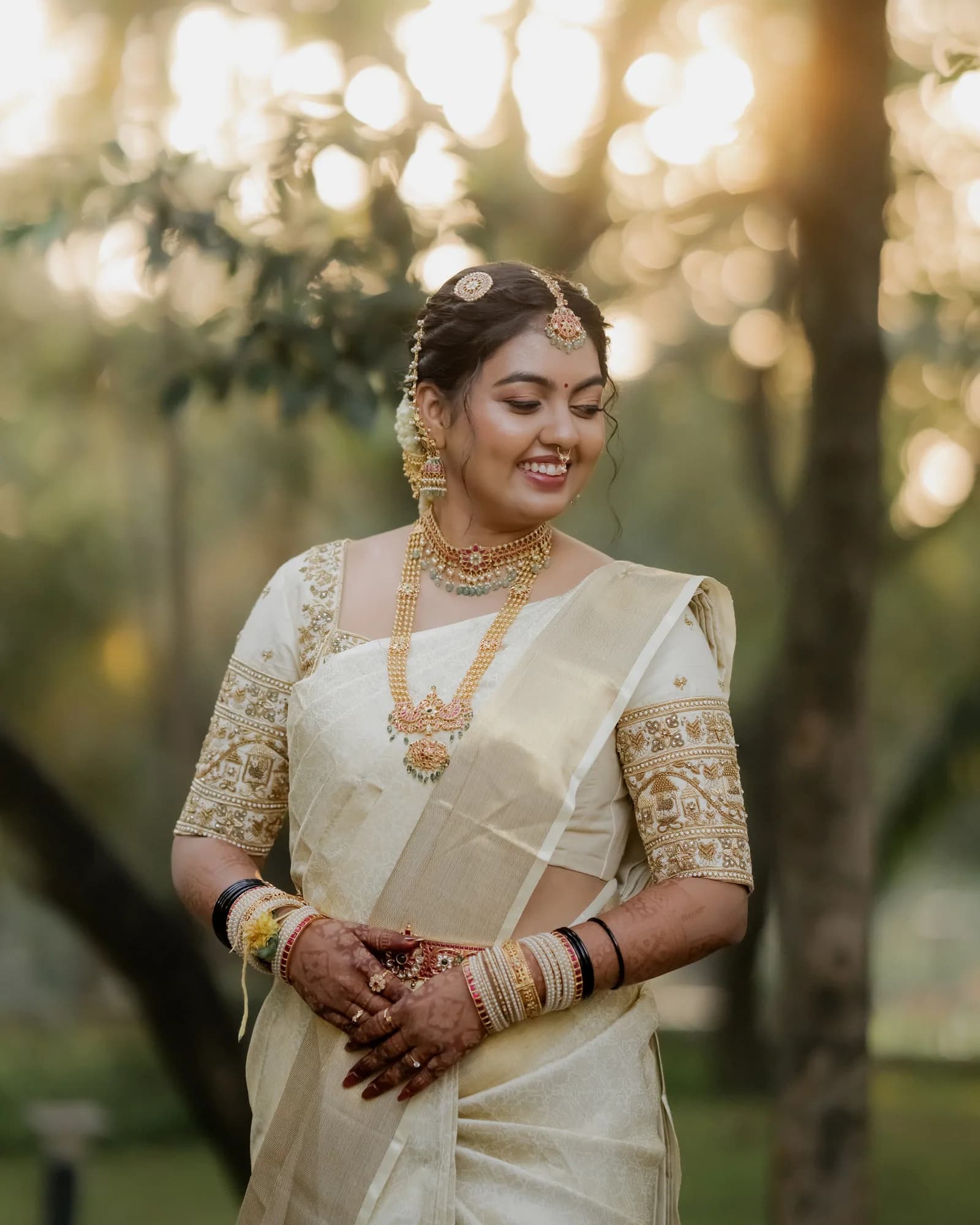 Chandan & Pragna — Muhurtham, photographed by Darshan Ravi Photography