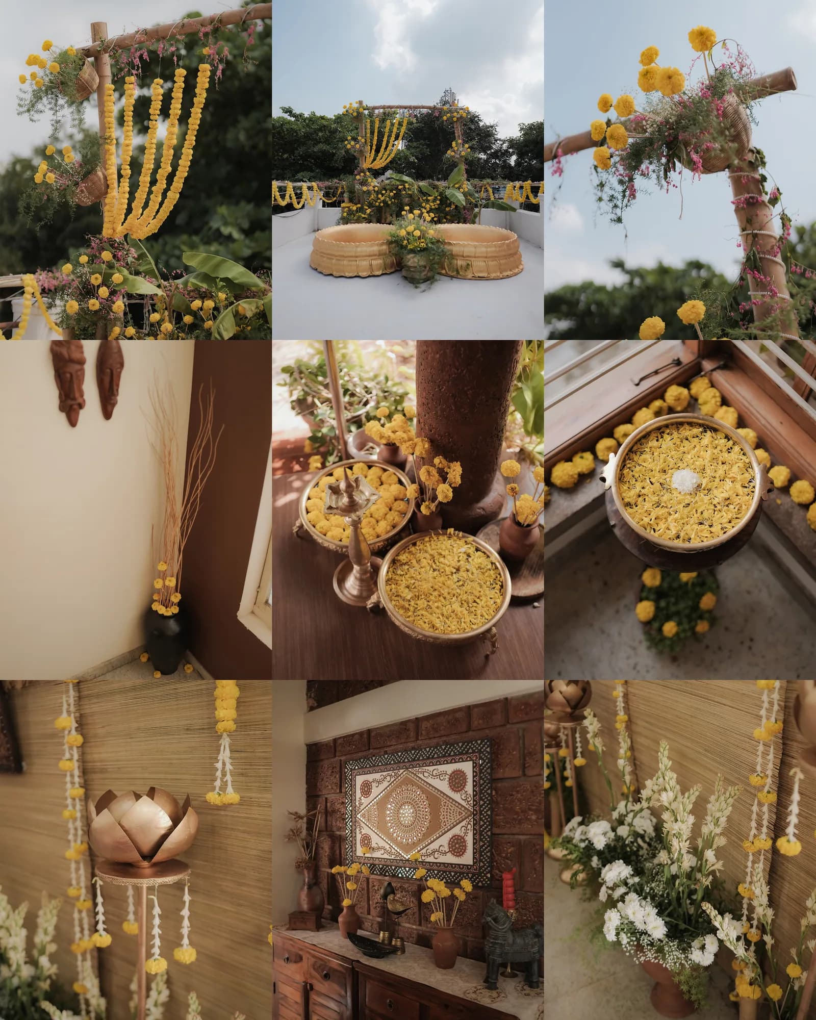 Chandan & Pragna — Haldi, photographed by Darshan Ravi Photography