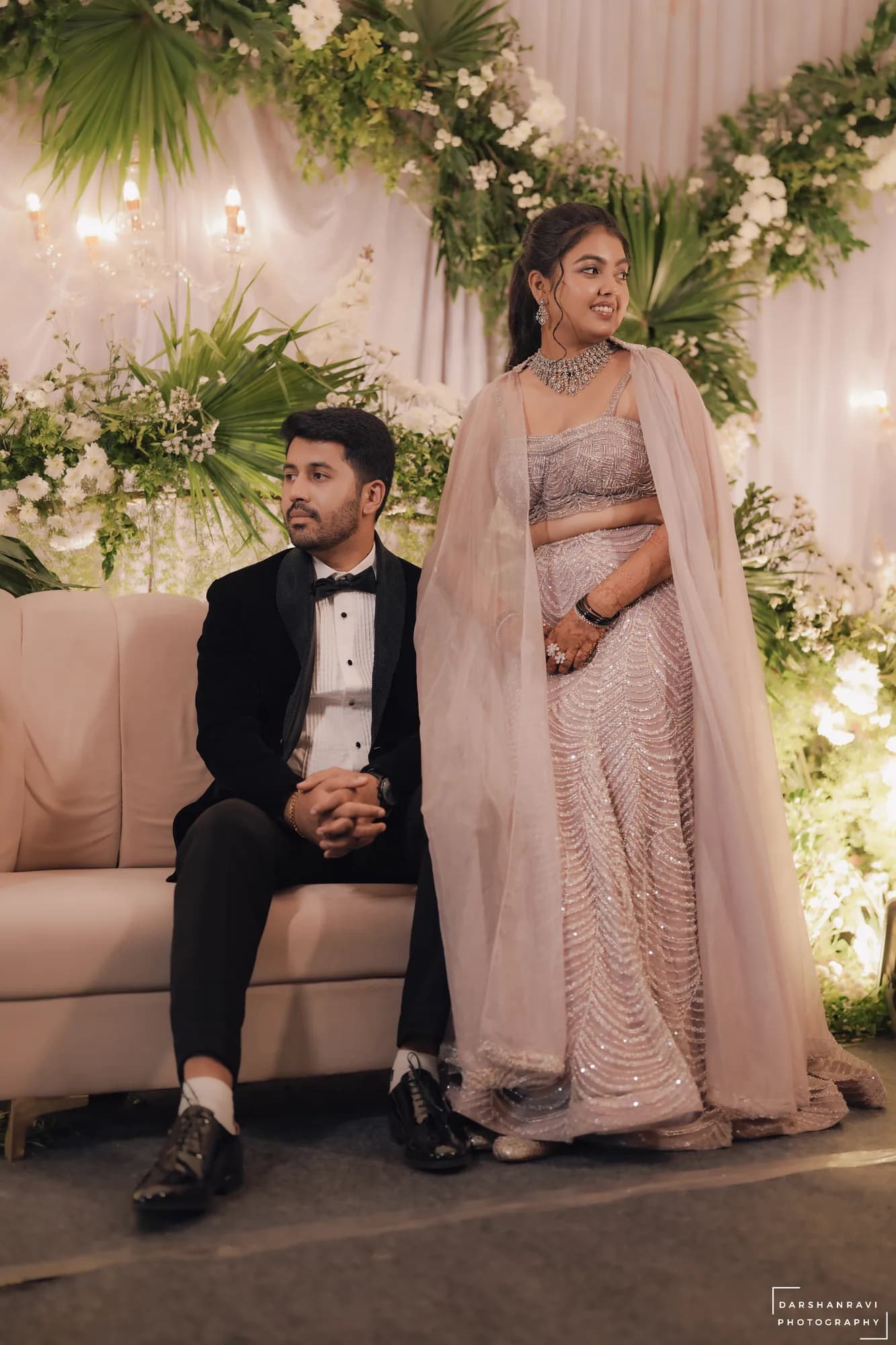 Chandan & Pragna — Reception, photographed by Darshan Ravi Photography