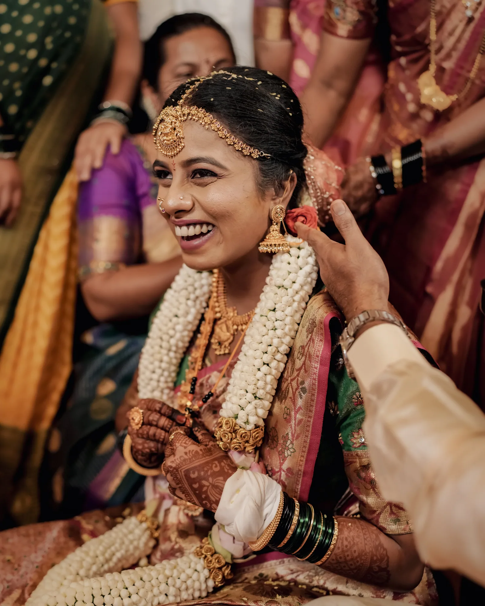 Gouthami & Akarsh — Muhurtham, photographed by Darshan Ravi Photography