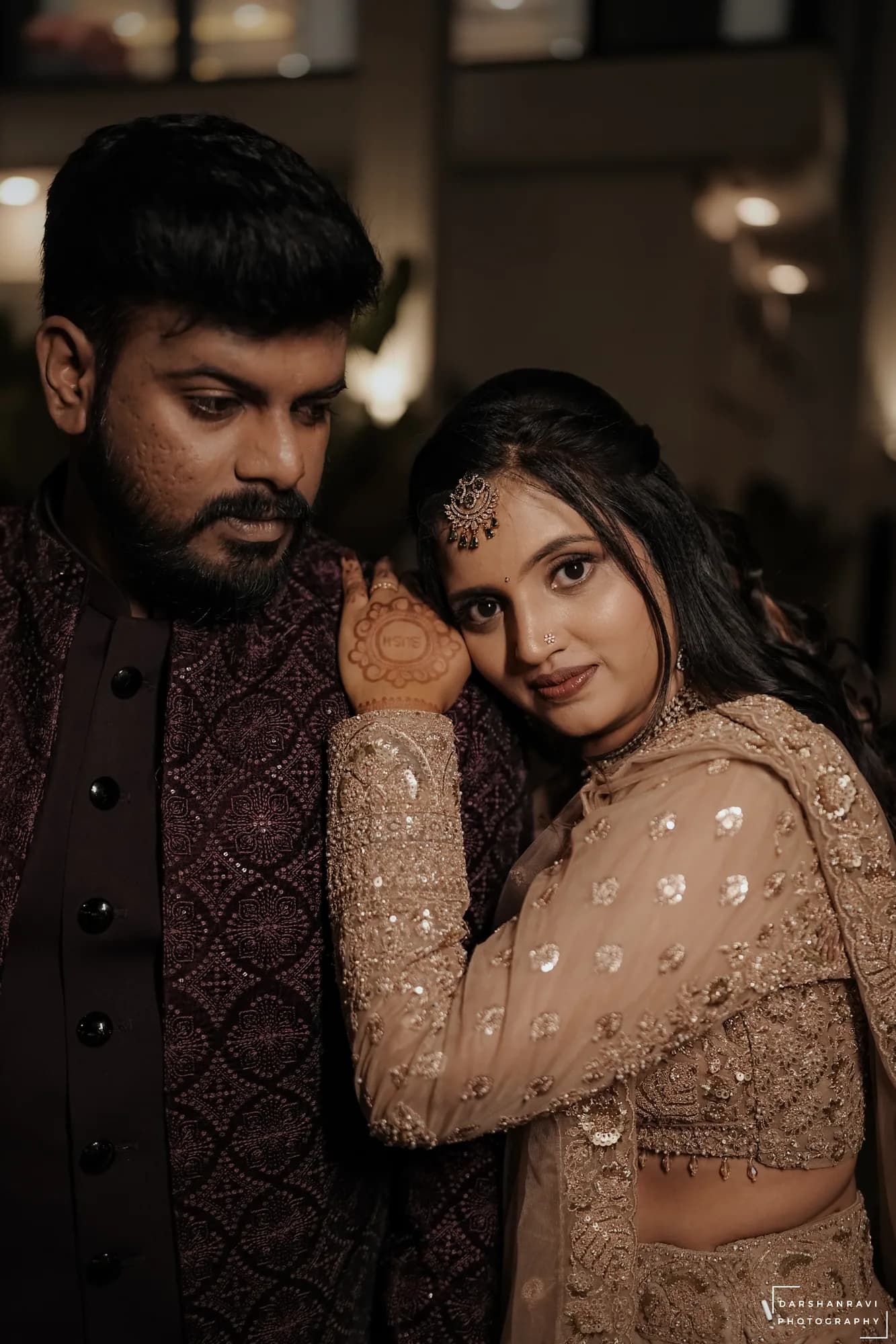 Jagan & Sushmitha — Reception, photographed by Darshan Ravi Photography