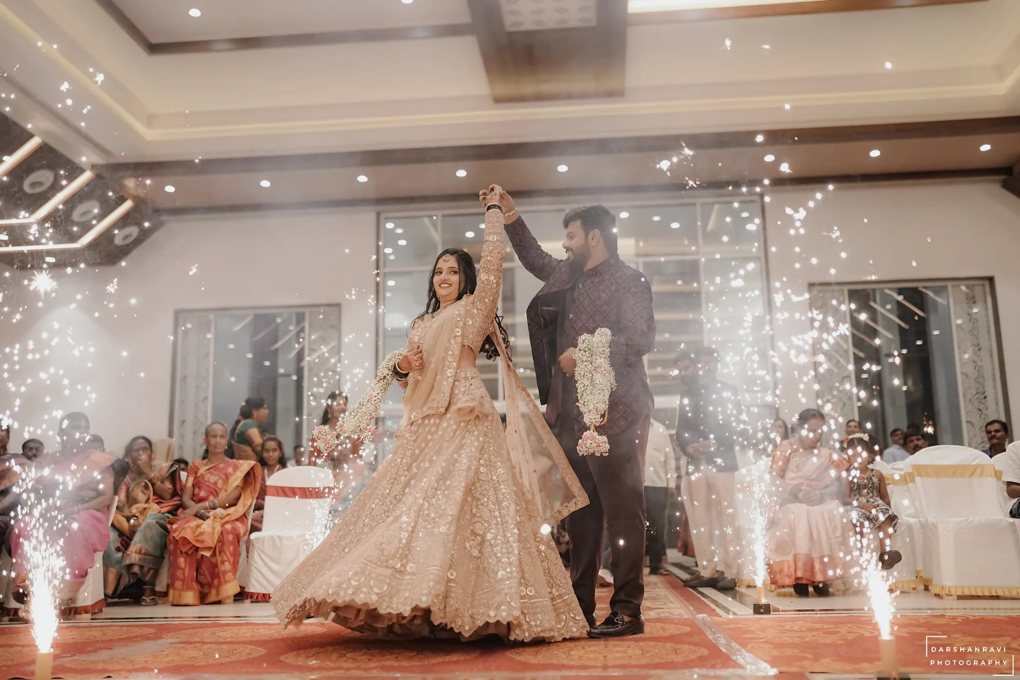 Jagan & Sushmitha — Reception, photographed by Darshan Ravi Photography