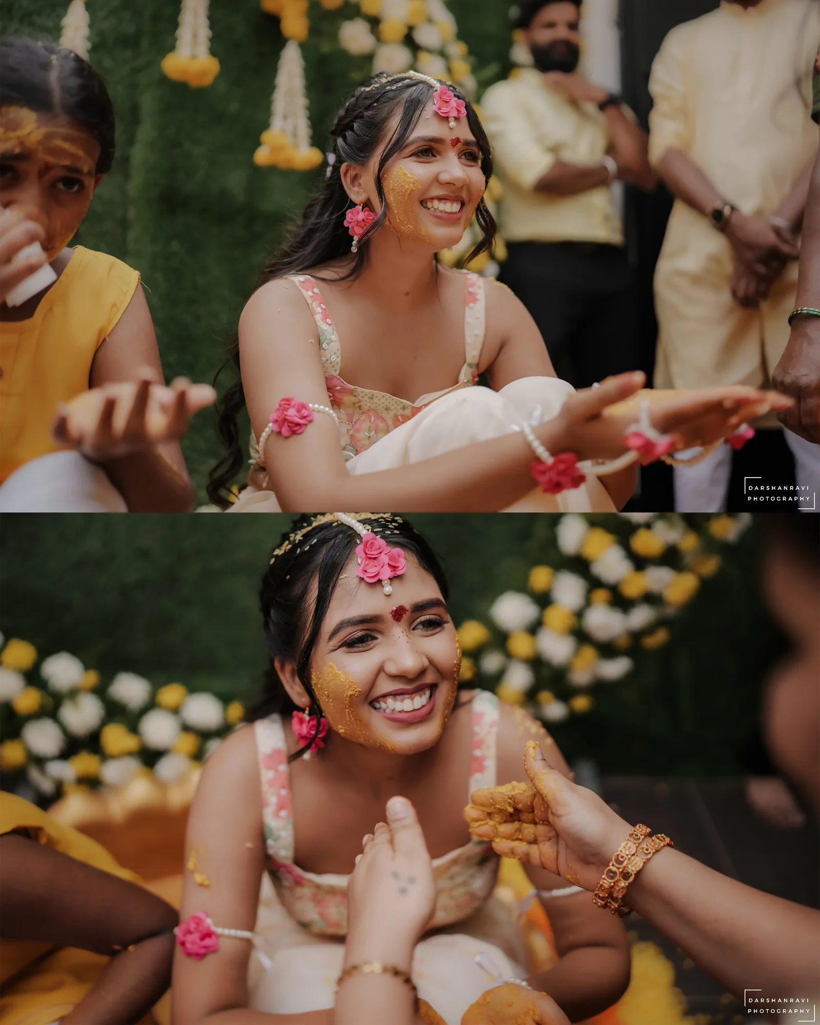 Kalpana & Prathap — Haldi, photographed by Darshan Ravi Photography
