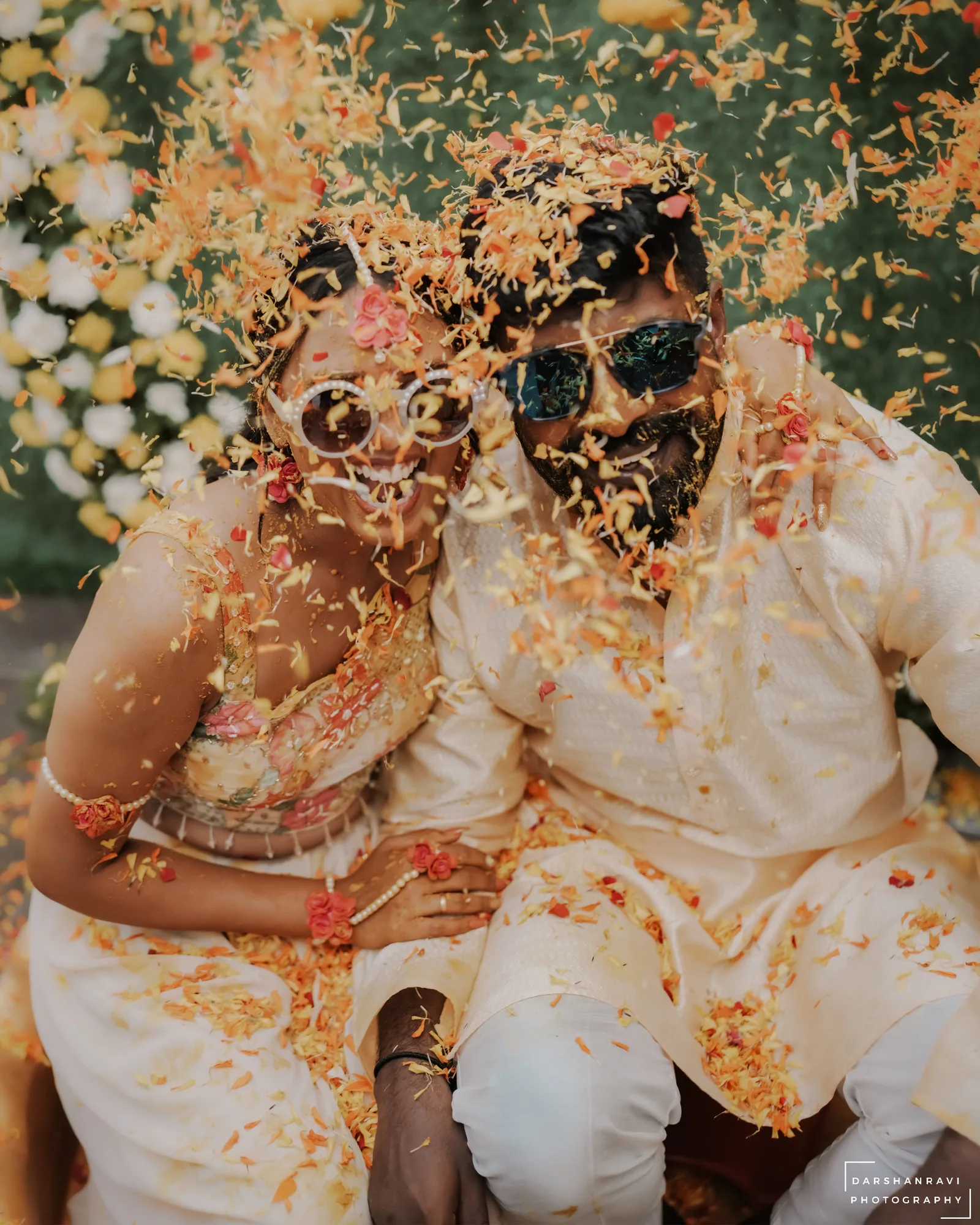 Kalpana & Prathap — Haldi, photographed by Darshan Ravi Photography