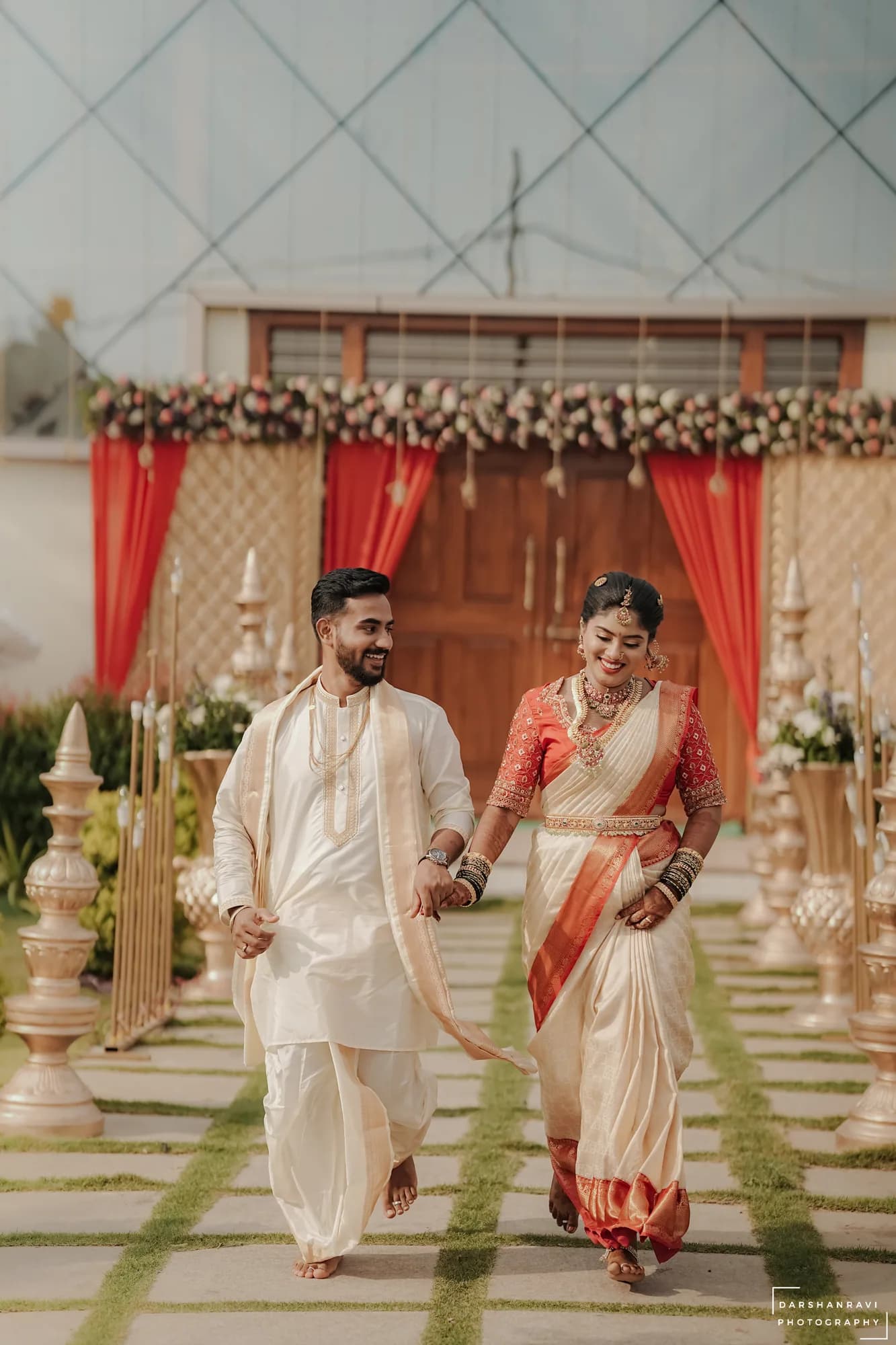 Kavya & Niranjan — Muhurtham, photographed by Darshan Ravi Photography