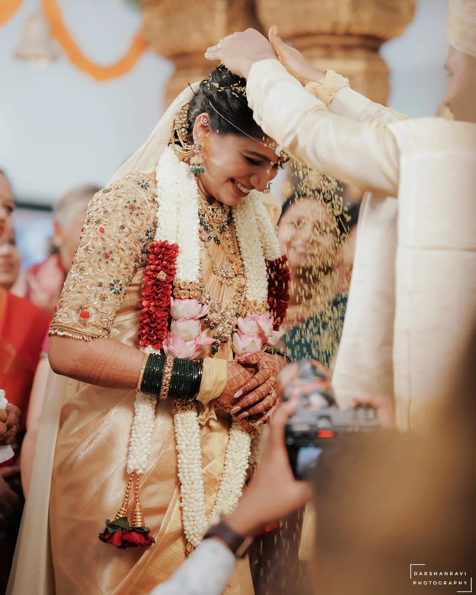 Prakruthi & Rakshith — Muhurtham, photographed by Darshan Ravi Photography