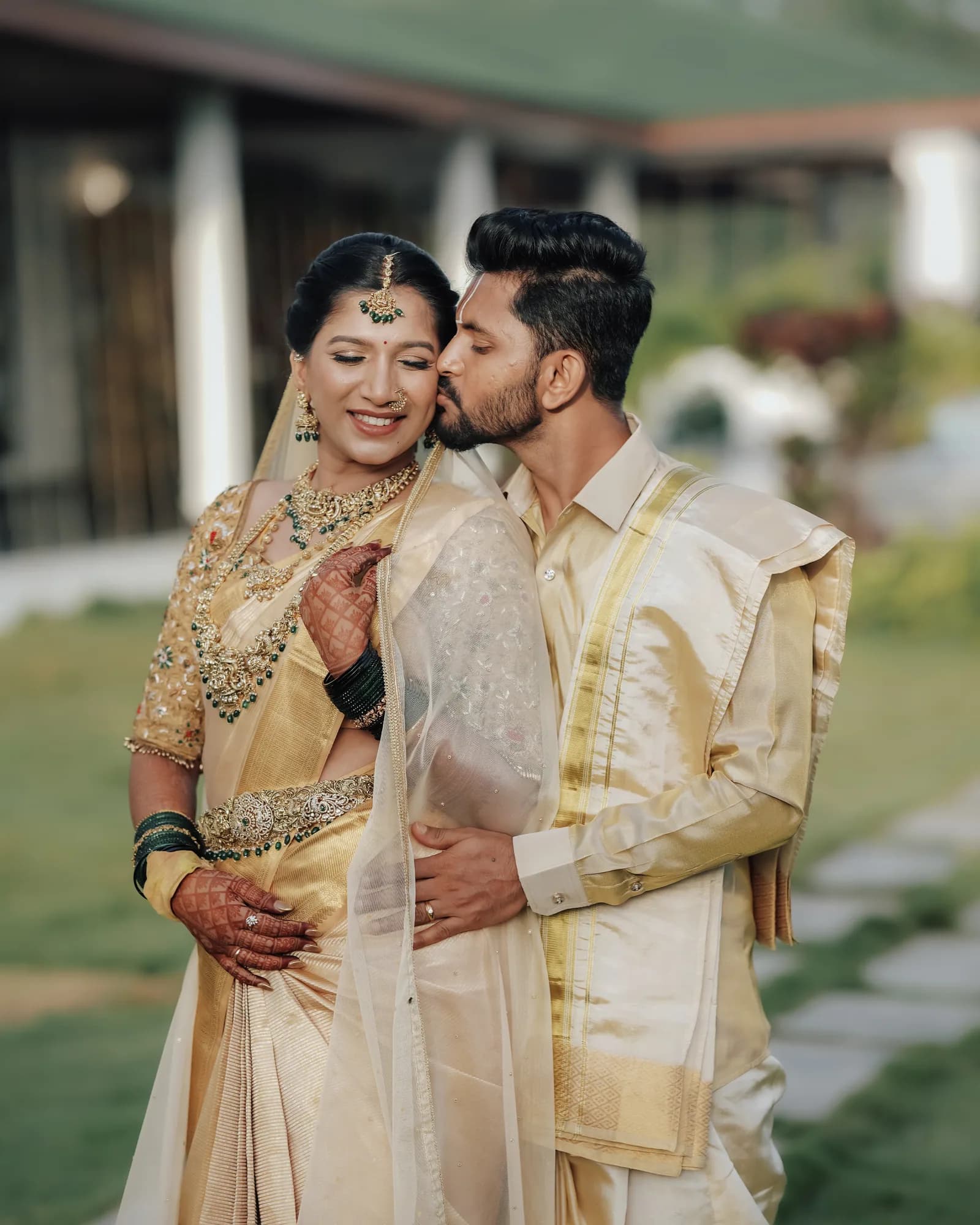 Prakruthi & Rakshith — Muhurtham, photographed by Darshan Ravi Photography