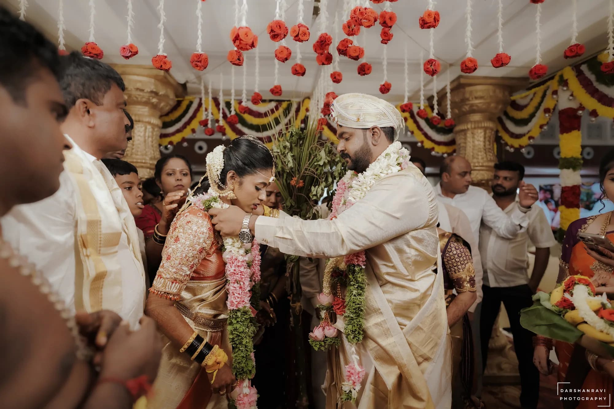 Prateeksha & Vinod — Muhurtham, photographed by Darshan Ravi Photography