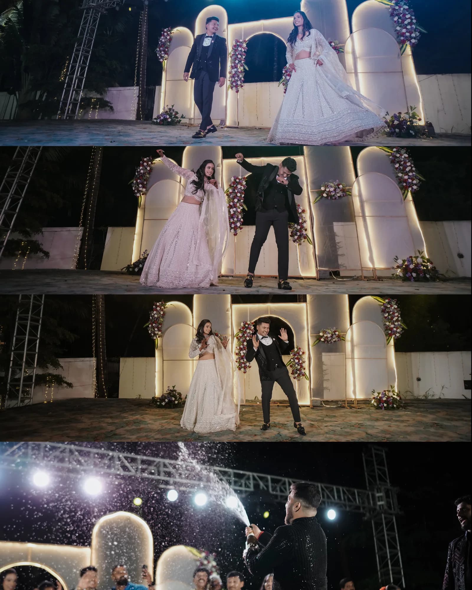 Rakshith & Shrutha — Sangeeth, photographed by Darshan Ravi Photography
