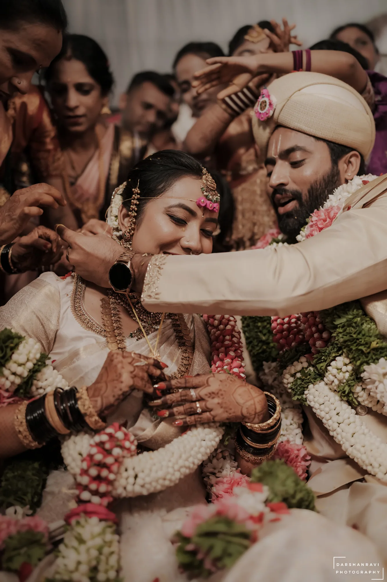 Rakshitha & Kiran — Muhurtham, photographed by Darshan Ravi Photography