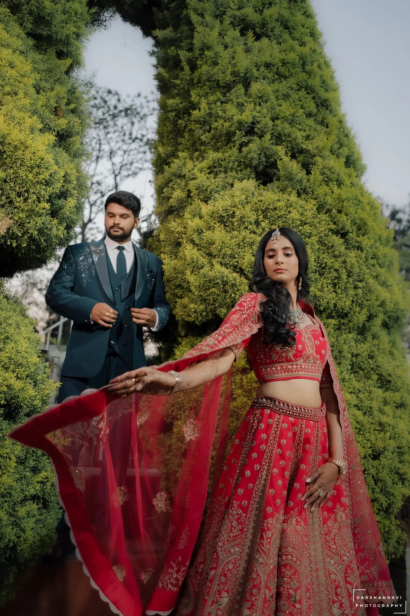 Snehaja & Gowtham — photographed by Darshan Ravi Photography