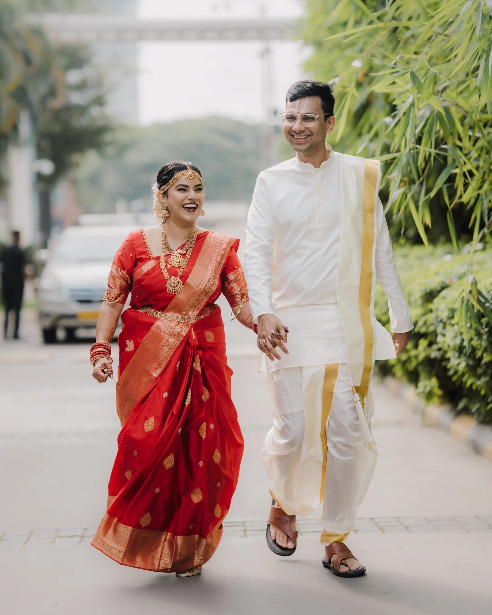Tanvi & Nikhil — Muhurtham, photographed by Darshan Ravi Photography