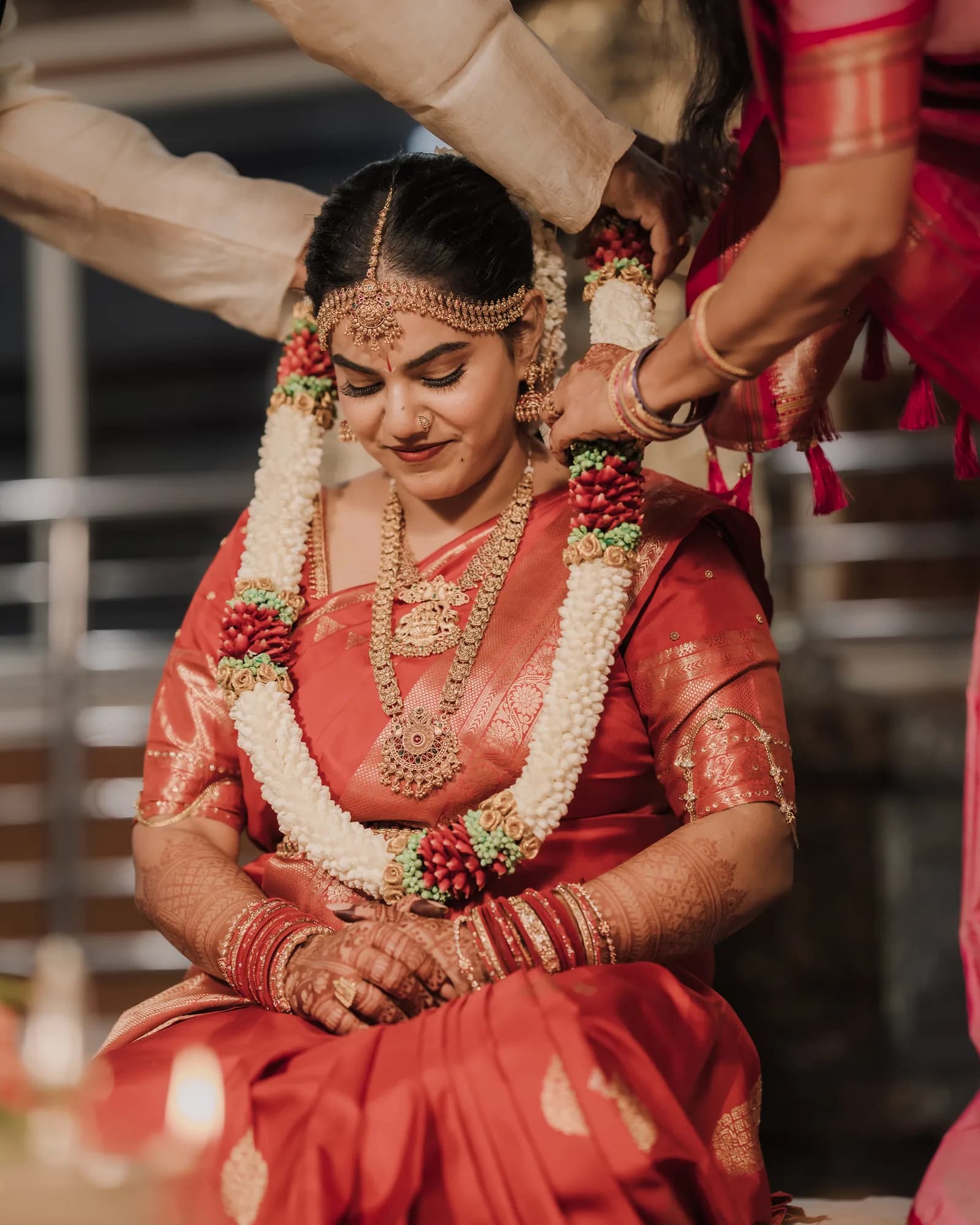 Tanvi & Nikhil — Muhurtham, photographed by Darshan Ravi Photography