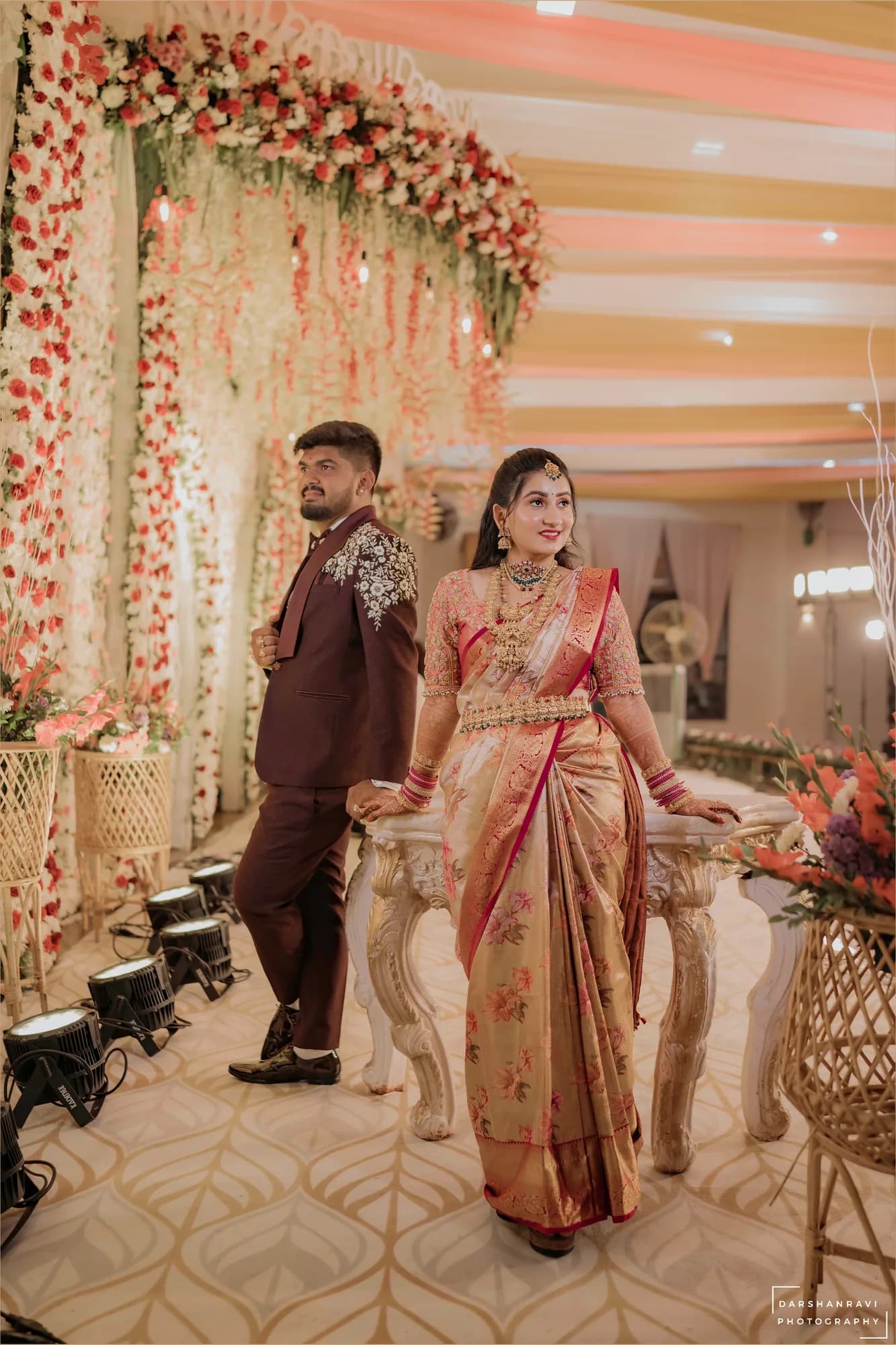 Varun & Pallavi — Reception, photographed by Darshan Ravi Photography